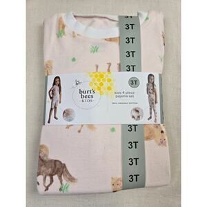 Burt's Bees Kids 3T Pajamas Set ~ 4 Piece Pajama Set (2 Pair)